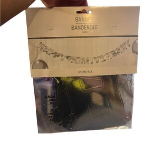 Elegant Silver Anniversary Banner